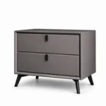 Noptieră premium din MDF Paris Darkgrey - Homuse