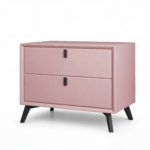 Noptieră premium din MDF Paris Pink - Homuse