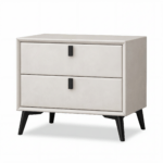 Noptieră premium din MDF Paris White - Homuse