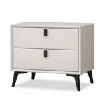 Noptieră premium din MDF Paris White - Homuse
