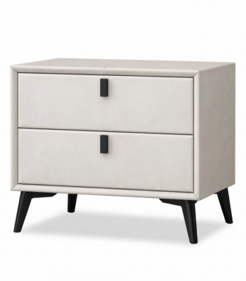 Noptieră premium din MDF Paris White - Homuse