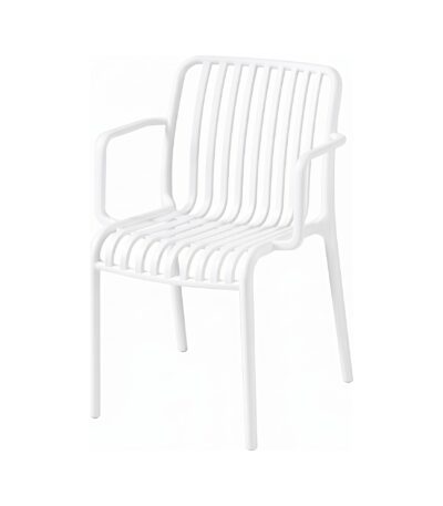 Scaun din polipropilenă pentru exterior White - Homuse