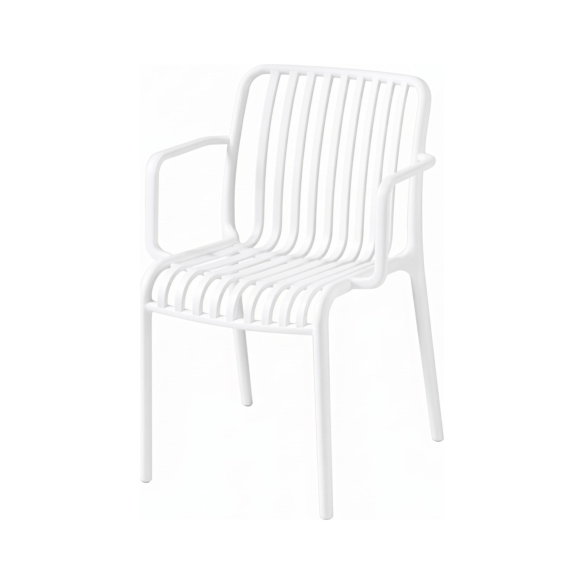 Scaun din polipropilenă pentru exterior White - Homuse Scaun din polipropilenă pentru exterior White - Homuse