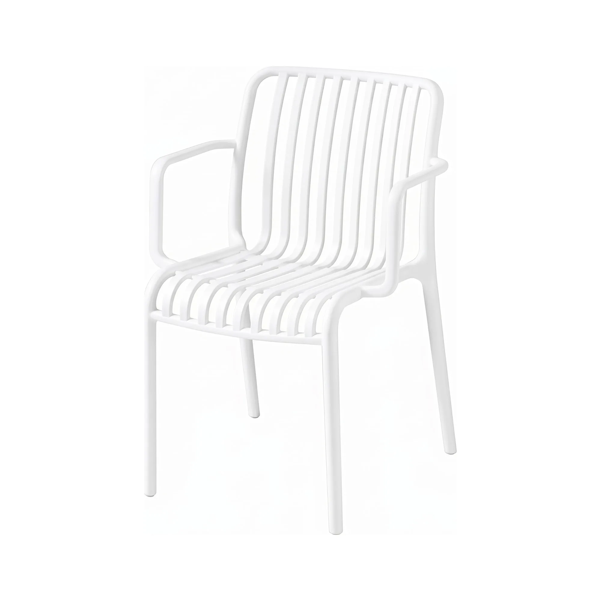 Scaun din polipropilenă pentru exterior White - Homuse