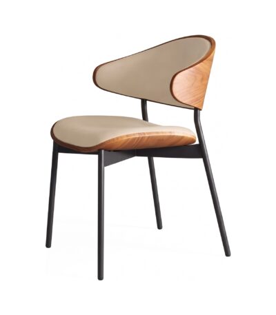 Scaun dining Luna Wood Beige - Homuse