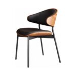 Scaun dining Luna Wood Black - Homuse