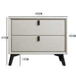 Noptieră premium din MDF Paris Black - imagine 3