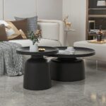 Măsuță de cafea rotundă Nova, diametru 50 cm - imagine 5
