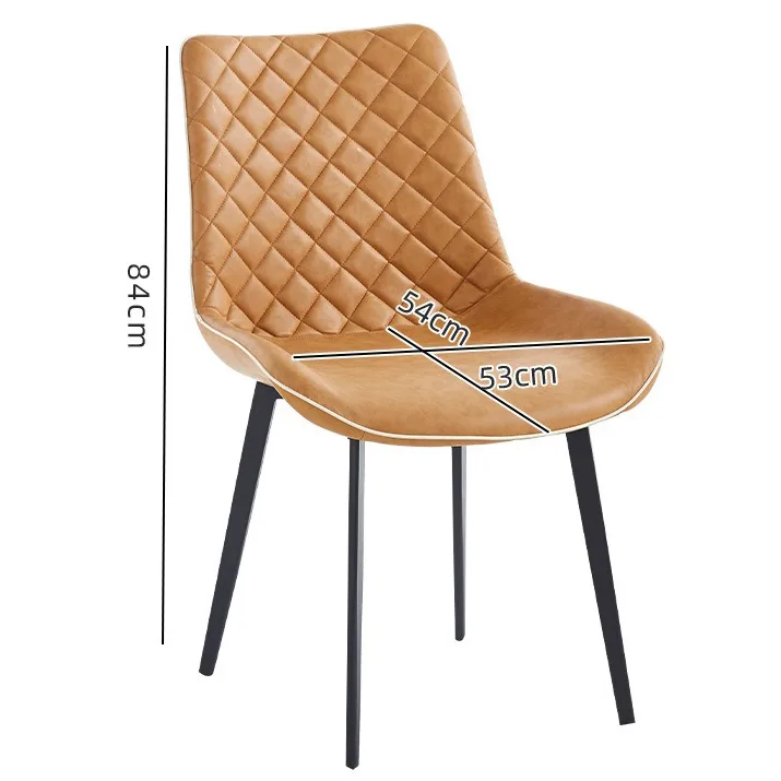 Scaun dining Milano din velur Brown - imagine 6
