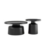 Set măsuțe de cafea rotunde Nova, diametru 70 cm si 50 cm