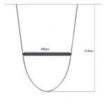 Corp de iluminat suspendat modern din piele 210 cm - imagine 8