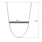 Corp de iluminat suspendat modern din piele 120 cm - imagine 8