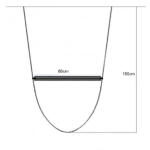 Corp de iluminat suspendat modern din piele 150 cm - imagine 8